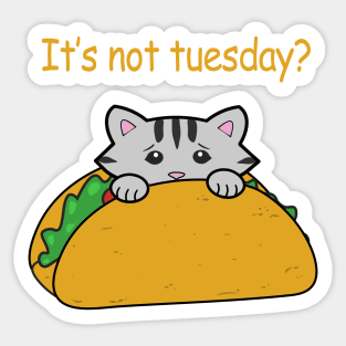 Taco Tuesday Sticker